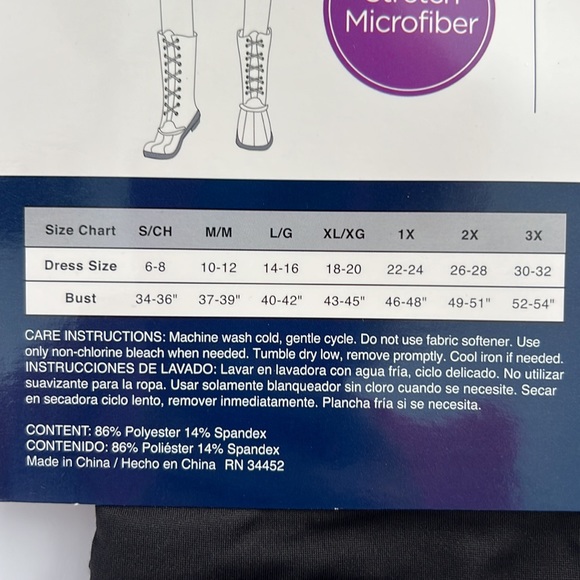 Cuddl Duds Chill Chasers Stretch Microfiber Long Sleeve V-Neck Top CD8585 Black - Picture 4 of 5